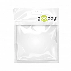 Wentronic Goobay Euro Anschlusskabel, 1,5 m, Schwarz - Eurostecker (Typ C, CEE 7/16) > Gerätebuchse C7 (50084)