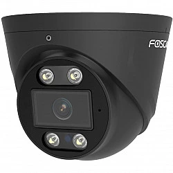 Foscam T8EP Überwachungskamera Schwarz 8MP (3840x2160), PoE, Integrierter Scheinwerfer und Sirene