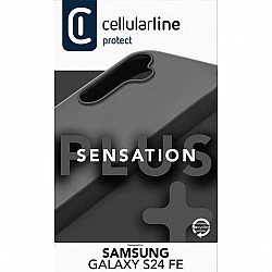 Cellularline Sensation Case für Samsung S24 FE Black (60950)