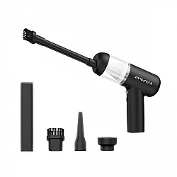 Mini cordless vacuum cleaner black