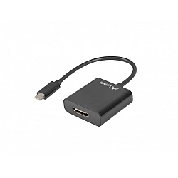 LANBERG AD-UC-HD-01 Lanberg adapter USB TYPE-C(M)-HDMI(F) 15cm Czarny