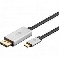 Goobay USB-C to DisplayPort Adapter Cable 60176 Type-C DisplayPort USB-C to DisplayPort 2 m
