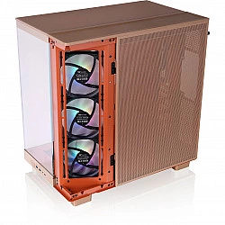 View 380 XL TG ARGB , Tower-Gehäuse hellbraun, Tempered Glass x 2