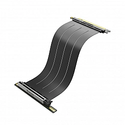 Akasa Riser Black X3 Mark V PCIe 5.0 Riser Kabel - 300mm, schwarz
