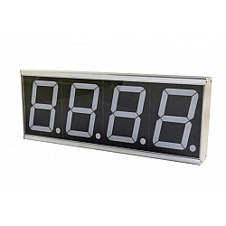 ALLNET ALL-POE-CNT-1 Wanduhr Digital wall clock Rechteck Grau