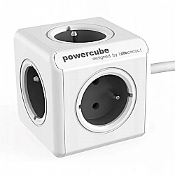 Allocacoc PowerCube Extended Type E power extension 1.5 m 5 AC outlet(s) Indoor Grey