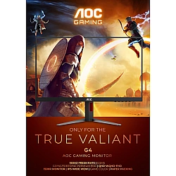 AOC Gaming CQ27G4X 27 Zoll QHD Curved Monitor, 180 Hz, 0.5 ms, FreeSync Prem., HDR10 (2560x1440, DisplayPort, 2x HDMI) schwarz/grau