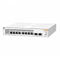 HPE - Aruba Instant On 1930 8G Class4 PoE 2SFP 124W Switch - L3 - managed - 8 x 10/100/1000 (PoE) + 2 x Gigabit SFP an Rack montierbar PoE (124 W)