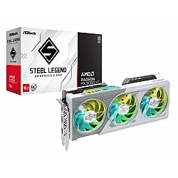 ASRock AMD Radeon RX 9060 XT Steel Legend 16GB OC, Radeon RX 9060 XT, 16 GB, GDDR6, 128 Bit, 7680 x 4320 Pixel, PCI Express x16 5.0