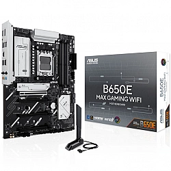 Pagrindinė plokštė ASUS B650E MAX GAMING WIFI DDR5 ATX AM5 PCIe 5.0 WiFi 6E