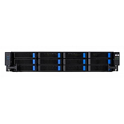 Platforma Asus Rack (2U) RS720A-E12-RS12 AMD Epyc 9004 (8x NVMe 4x SATA/SAS 2xM.2 4xGPU 2x10Gbe IPMI 1+1 2600W)