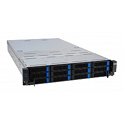 Platforma Asus Rack (2U) RS720A-E12-RS12 AMD Epyc 9004 (8x NVMe 4x SATA/SAS 2xM.2 4xGPU 2x10Gbe IPMI 1+1 2600W)