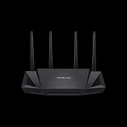Wireless Wifi 6 Dual Band Gigabit Router RT-AX58U 802.11ax 2402+574 Mbit/s 10/100/1000 Mbit/s Ethernet LAN (RJ-45) ports 4 Mesh Support Yes MU-MiMO Yes No mobile broadband Antenna type External