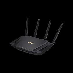 Wireless Wifi 6 Dual Band Gigabit Router RT-AX58U 802.11ax 2402+574 Mbit/s 10/100/1000 Mbit/s Ethernet LAN (RJ-45) ports 4 Mesh Support Yes MU-MiMO Yes No mobile broadband Antenna type External