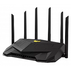 Wireless Router ASUS Wireless Router 6000 Mbps Mesh Wi-Fi 5 Wi-Fi 6 IEEE 802.11a IEEE 802.11b IEEE 802.11g IEEE 802.11n USB 3.2 4x10/100/1000M 1x2.5GbE LAN \ WAN ports 1 Number of antennas 6 TUFGAMINGAX6000