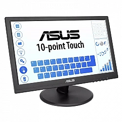 ASUS VT168HR computer monitor 39.6 cm (15.6) 1366 x 768 pixels WXGA LED Touchscreen Black