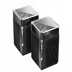 Wireless Wifi 6E Tri-band Gigabit Router ZenWiFi Pro ET12 (2-Pack) 802.11ax 1148+4804+4804 Mbit/s 10/100/1000/11000 Mbit/s Ethernet LAN (RJ-45) ports 3 Mesh Support Yes MU-MiMO Yes No mobile broadband Antenna type Internal