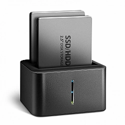 AXAGON ADSA-D25 USB 3.2 Gen 1 - 2x SATA 6G 2.5 SSD/HDD CLONE DUAL MINI dock