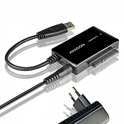 ADSA-FP3 Adapter USB 3.2 Gen 1 - SATA 6G HDD FASTport3 (2.5', 3.5', 5.25') w tym zasilacz