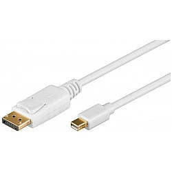 Wentronic Goobay DisplayPort zu mini DisplayPort Adapterkabel 1.2, 1 m - Mini DisplayPort-Stecker > DisplayPort-Stecker (52858)