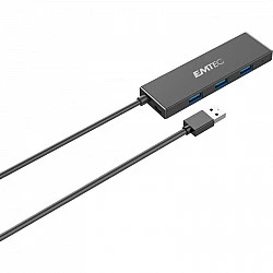 Emtec Ultra Slim USB3.1 4-Port Hub T620A (ECHUBT620A)
