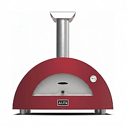 Alfa Forni Moderno 2 Pizze Holz Antik Rot