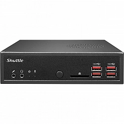 Barebone XPC slim DH32U Intel Pentium Gold 7505 2x32GB DDR4-3200 2xSODIMM 4xUSB 3.2 4xHDMI noOS