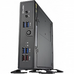 Barebone XPC slim DS50U Intel Celeron 7305 2xSODIMM DDR5 2xM.2 1xSATA 1xHDMI 1xDP 1xVGA Black