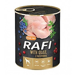 Dolina Noteci Rafi Dog wet food with quail, blueberries and cranberries - 800g