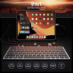 HMC-KB-CRL hub + keyboa rd 5Gbps HDMI PD Cyrili