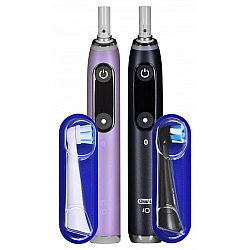 Oral-B Electric Toothbrush iO 9 Series Duo Rechargeable For adults Number of brush heads included 2 Number of teeth brushing modes 7 Black Onyx/Rose