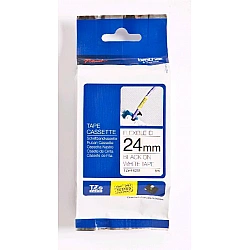 Brother TZe-FX251 Flexible ID Laminated Tape Black on White TZe 8 m 2.4 cm