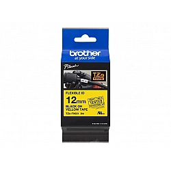 Brother TZe-FX631 Flexible ID Laminated Tape Black on Yellow TZe 8 m 1.2 cm