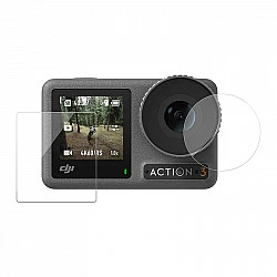 Turime | TELESIN tempered glass for DJI Osmo Action 5/4/3 | ITwork sandėlyje | ITwork sandėlyje!
