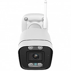 Foscam V8P WLAN Überwachungskamera Weiß 8MP (3840x2160), Dualband-WLAN, Integrierter Scheinwerfer und Alarmsirene (V8P-W)