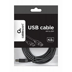 Gembird 4.5m USB 2.0 A/B M USB cable USB A USB B Black