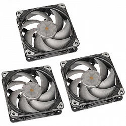 Phanteks PH-F120T30 120 mm Computergehäuse Ventilator 12 cm Grau 3 Stück(e) (PH-F120T30_BG_3P)