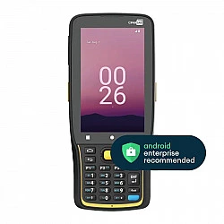 CipherLab RK26 Series, 2D, SE5500, 10,5cm (4''), Func. Num., BT, WLAN, 4G, NFC, Android, GMS Mobiles Datenerfassungsgerät, 2D, Imager (SE5500), Bildschirmdiagonale: 10,5 cm (4''), Auflösung: 480x800 Pixel, Tastenfeld (Anzahl Tasten: 28, Functional Numeric), Kamera (16 MP), Anschluß: Bluetooth, WLAN (802.11ac), 4G (LTE), NFC, Micro SD-Slot, Qualcomm Octa Core, 2,0 GHz, RAM: 4GB, Flash: 64 GB, Android (12), Google Mobile Services, Akku, 4000 mAh, separat bestellen: Netzteil, Schutzart: IP6