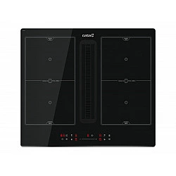 CATA Venting Hob | IAS 6024 | Induction | Number of burners/cooking zones 4 | Slider | Black | CATA | Hob with Hood | IAS 6024 | Induction | 59 cm | Number of burners/cooking zones 4 | Black | Slider