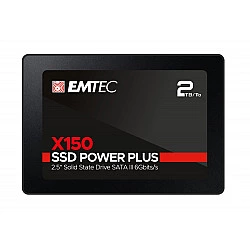 Emtec X150 Power Plus - SSD - 2 TB - intern - 2.5 (6.4 cm) - SATA 6Gb/s (ECSSD2TX150)