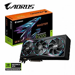 Vaizdo plokštė NVIDIA Gigabyte GeForce RTX 5070 AORUS MASTER 12GB GDDR7 PCIe 5.0