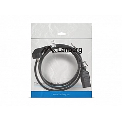 LANBERG CA-C19C-10CC-0018-BK power cable for server CEE 7/7->C19 16A 1.8m