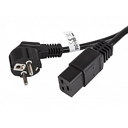 LANBERG CA-C19C-10CC-0018-BK power cable for server CEE 7/7->C19 16A 1.8m