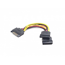 Gembird Cablexpert CC-SATAM2F-01 - Netz-Splitter - SATA-Stromstecker (W)