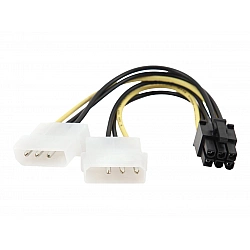 GEMBIRD CC-PSU-6 Gembird kabel rozdzielacz zasilania 2XHDD/6PIN BTX