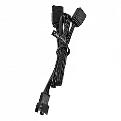 Phanteks PH-CB-DRGB3P_MB - 3-polig - 2 x Molex (3-pin) - Gerade - Gerade - Schwarz - Hauptplatine (PH-CB-DRGB3P_MB)