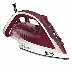 Tefal Ultimate Pure FV6810 Steam iron 2800 W Red, Silver