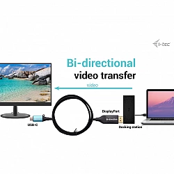 USB-C DisplayPort Bi-Directional Cable Adapter