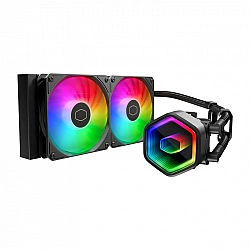 Cooler Master MLW-D24M-A18PA-R1 MasterLiquid 240 Core II ARGB, 280mm radiator, 2x 120mm, ARGB2 Gen 2