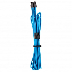 Corsair Premium Sleeved EPS12V ATX12V-Kabel, Doppelpack (Gen 4) - blau